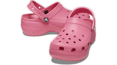 Кецове и обувки Crocs Classic Platform Clogs W Розово | 206750-6VZ, 1