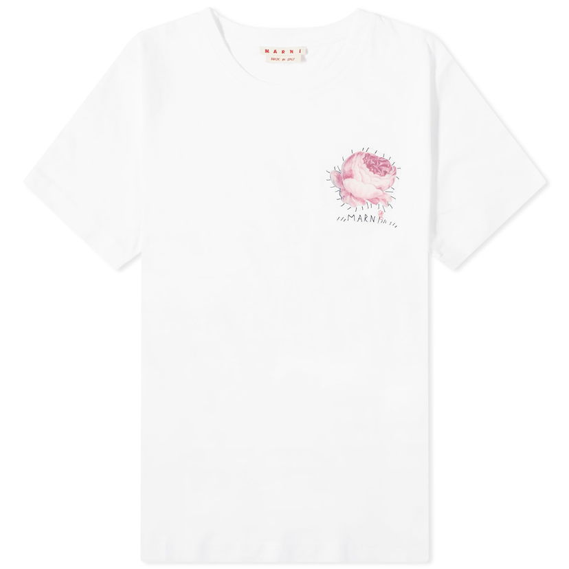 Тениска Marni T-Shirt Бяло | THJE0293PX-00W01