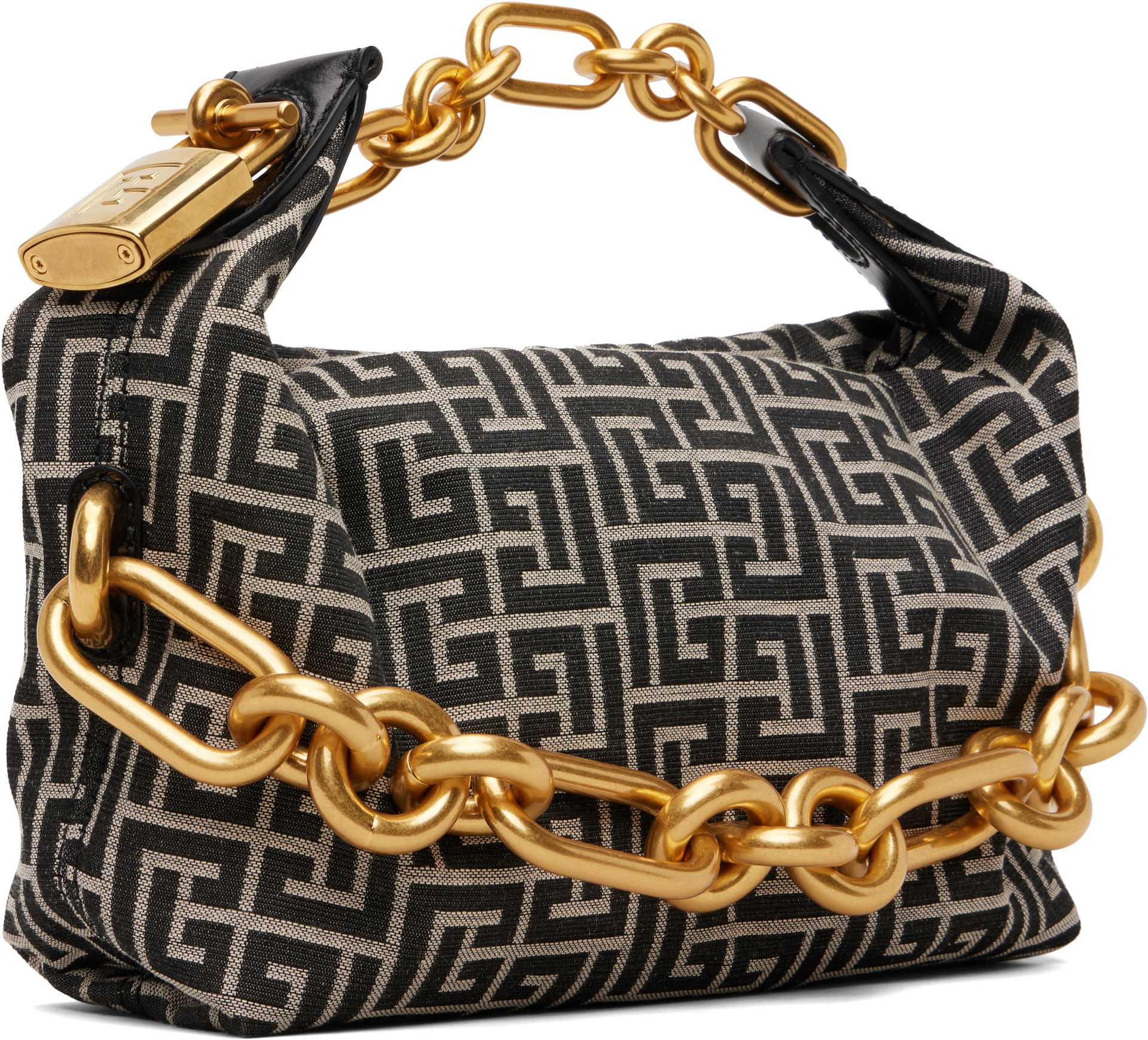 Monogram Mini Sync Bag with Chain and Padlock, 1