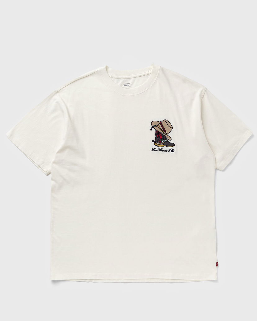 Тениска Levi's Vintage Fit Graphic T-Shirt with Cowboy Boot Бяло | 87373-0372