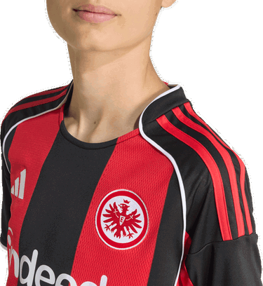 Фланелка adidas Performance Eintracht Frankfurt 25/26 Kids' Home Jersey Червено | JZ8777, 2