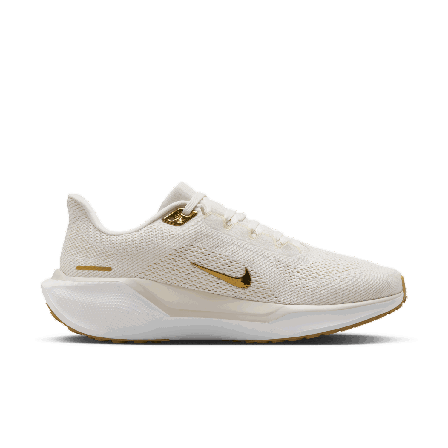 Кецове и обувки Nike Air Zoom Pegasus 41 Light Pumice Metallic Gold W Бяло | FD2723-005, 1