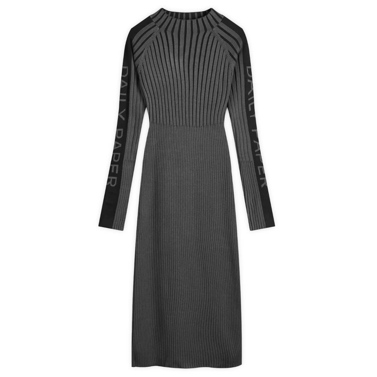 Pокля DAILY PAPER Lore Knit Midi Dress Сиво | 2422042, 0