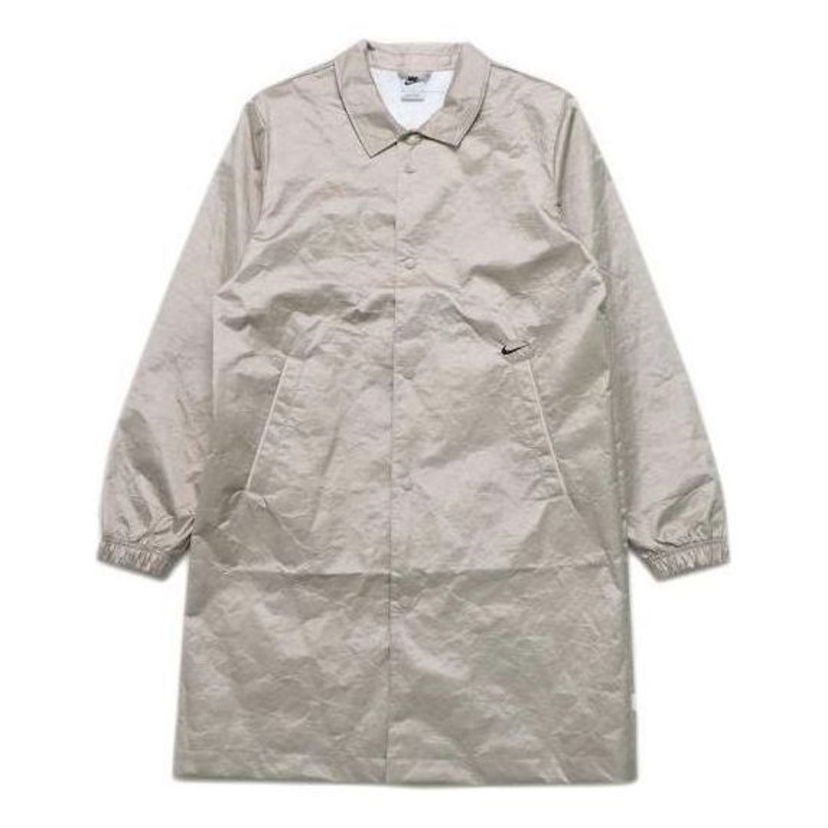 Тренчкот Nike Sportswear Style Essentials Long Jacket Бежово | DH7848-236
