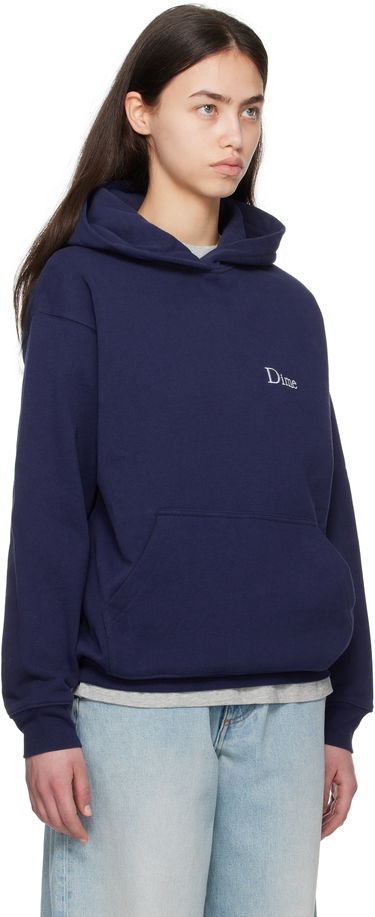 Суитчър Dime Classic Small Logo Hoodie Тъмно синьо | DIME2SP2533NVY, 4