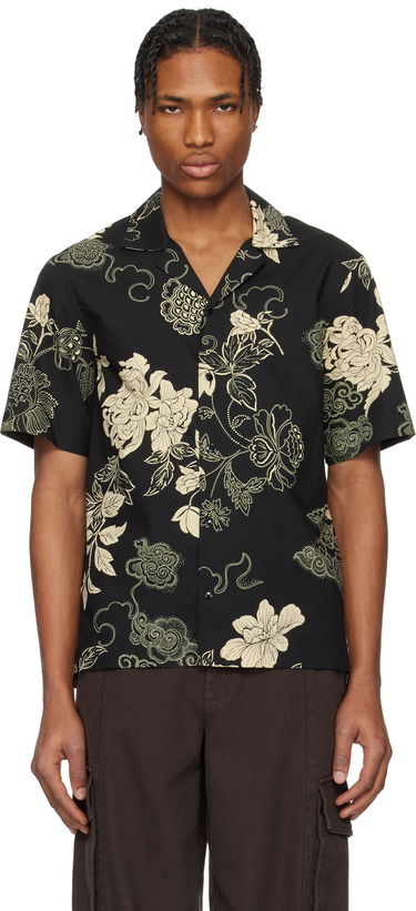 Риза Moncler Moncler Floral Print Cotton Shirt Черно | K10912F00018598I5, 0