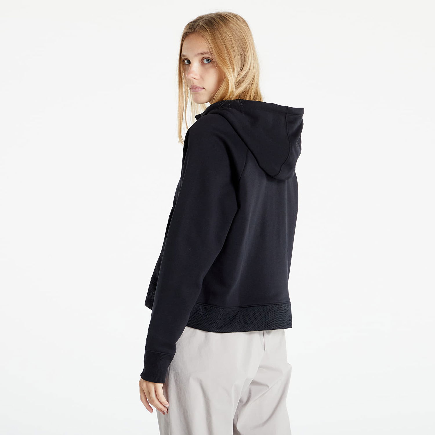 Суитчър Under Armour Rival Fleece Mesh Hoodie Черно | 1365844-001, 1