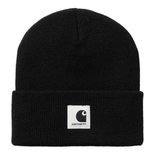 Knitted Beanie With Logo Patch