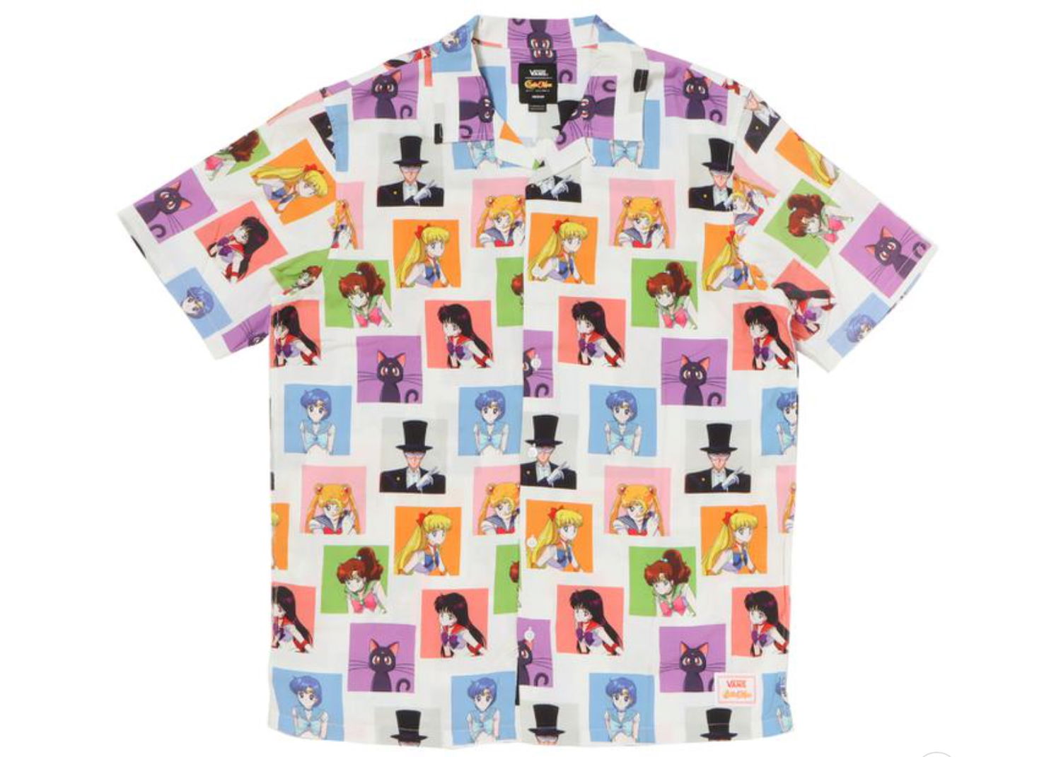 Риза Vans Pretty x Guardian Sailor Moon Graphic Shirt White Многоцветен | VN0000AFWHT, 0