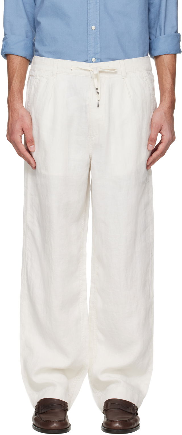 Lateef Slim Tapered-Fit Linen Trousers