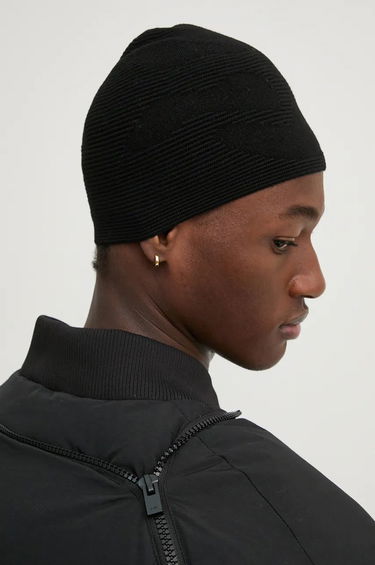 Шапка HELIOT EMIL Thin Knit Beanie Черно | AW24.16.108.BLK01, 1