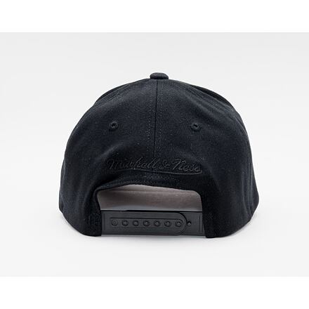 Шапка с козирка Mitchell & Ness Pinscript Logo Classic Red Branded Black Черно | HHSSINTL101-MNNYYPPPBLCK, 1
