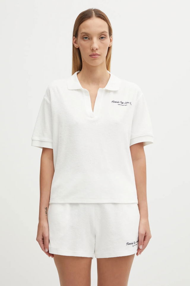 Hotel du Cap-Eden-Roc Eden Script Terry Polo Shirt