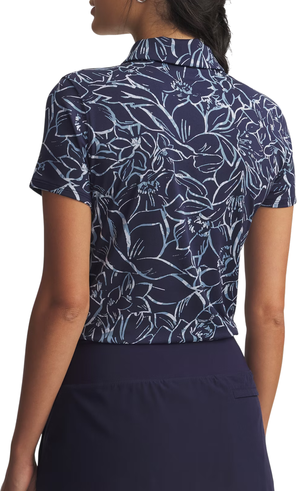 Поло тениска Under Armour Playoff 3.0 Floral Printed Polo Тъмно синьо | 1387148-411, 1