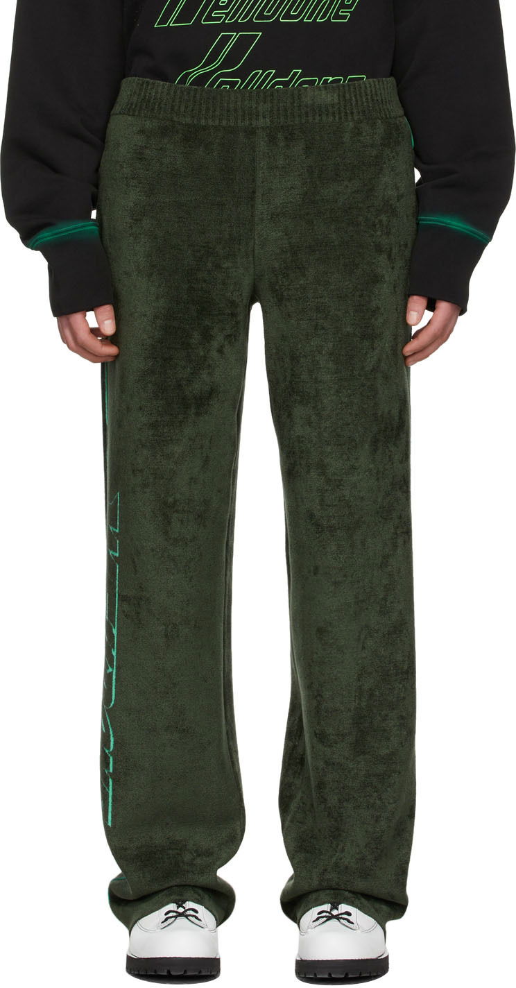 Спортни панталони We11done Viscose Lounge Pants Зелено | WD-KP1-22-626-U-KK, 0