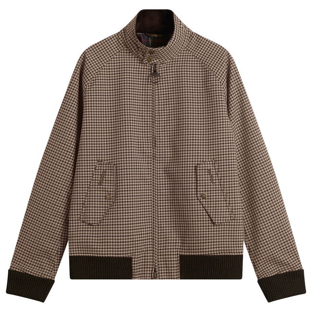 x Baracuta Porton Showerproof Houndstooth Jacket