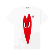 PLAY Red Emblem Long Heart T-Shirt