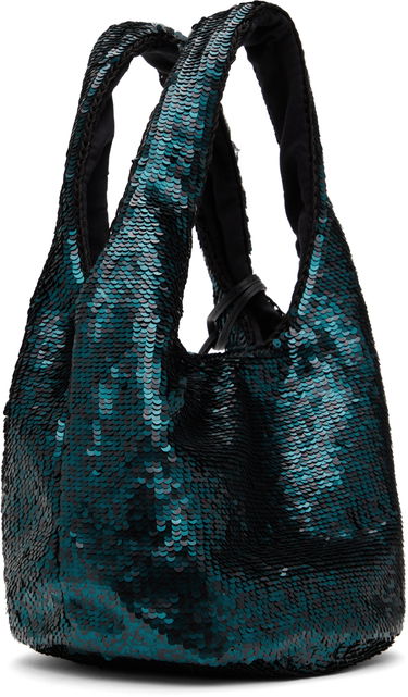 Дамска чанта JW Anderson JW Anderson Mini Sequin Shopper Bag Зелено | HB0728-FA0230, 2