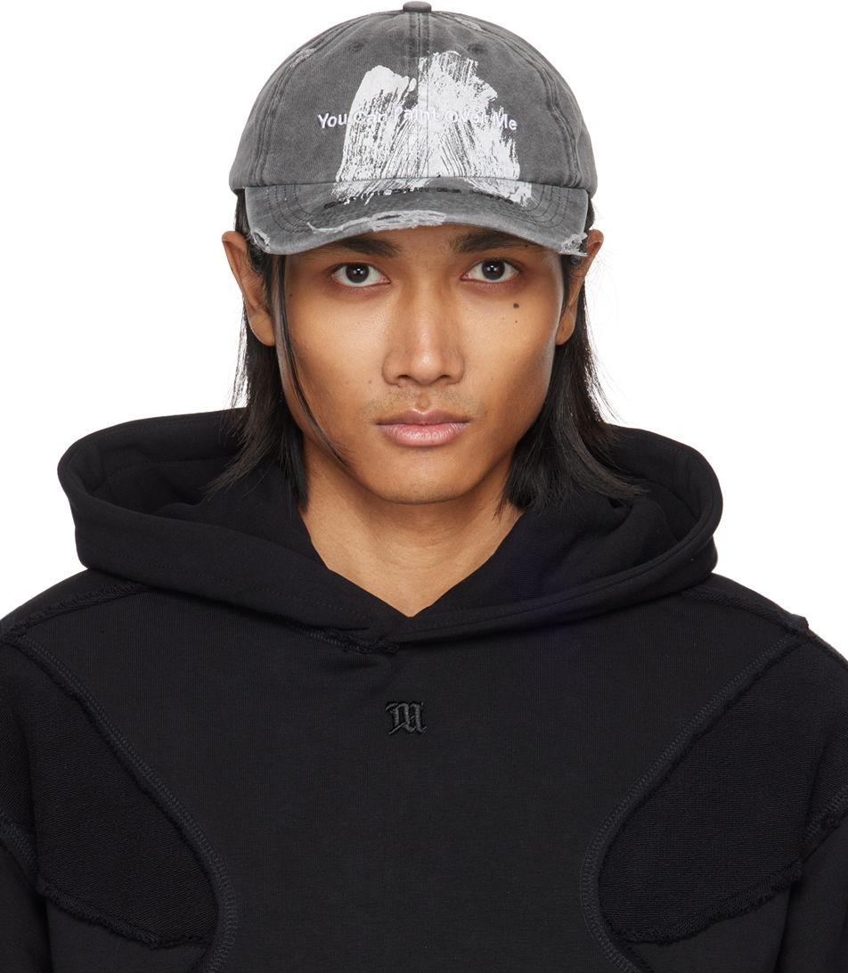 Шапка с козирка MISBHV Paint Over Me Denim Cap Черно | 230A507, 0