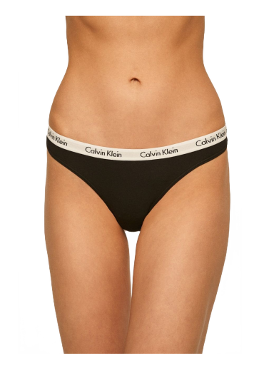 гащички CALVIN KLEIN Thongs Черно | 0000D1617E