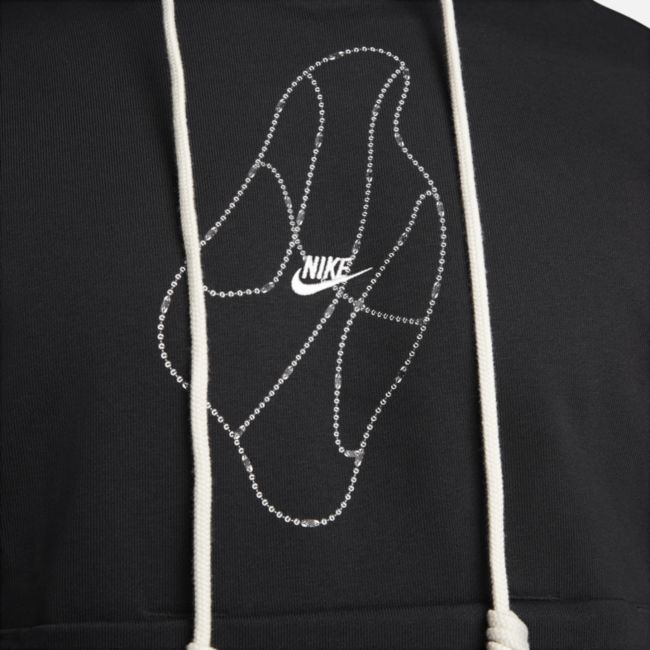 Суитчър Nike Dri-FIT Standard Issue Pullover Basketball Hoodie Черно | DQ6103-010, 1