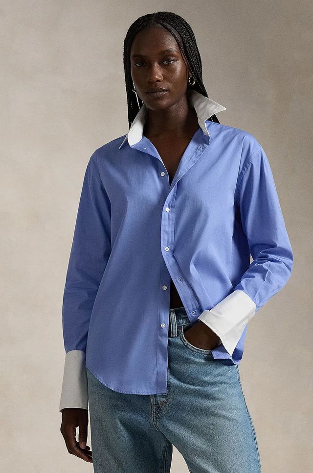 Relaxed Fit Shirt With Classic Collar