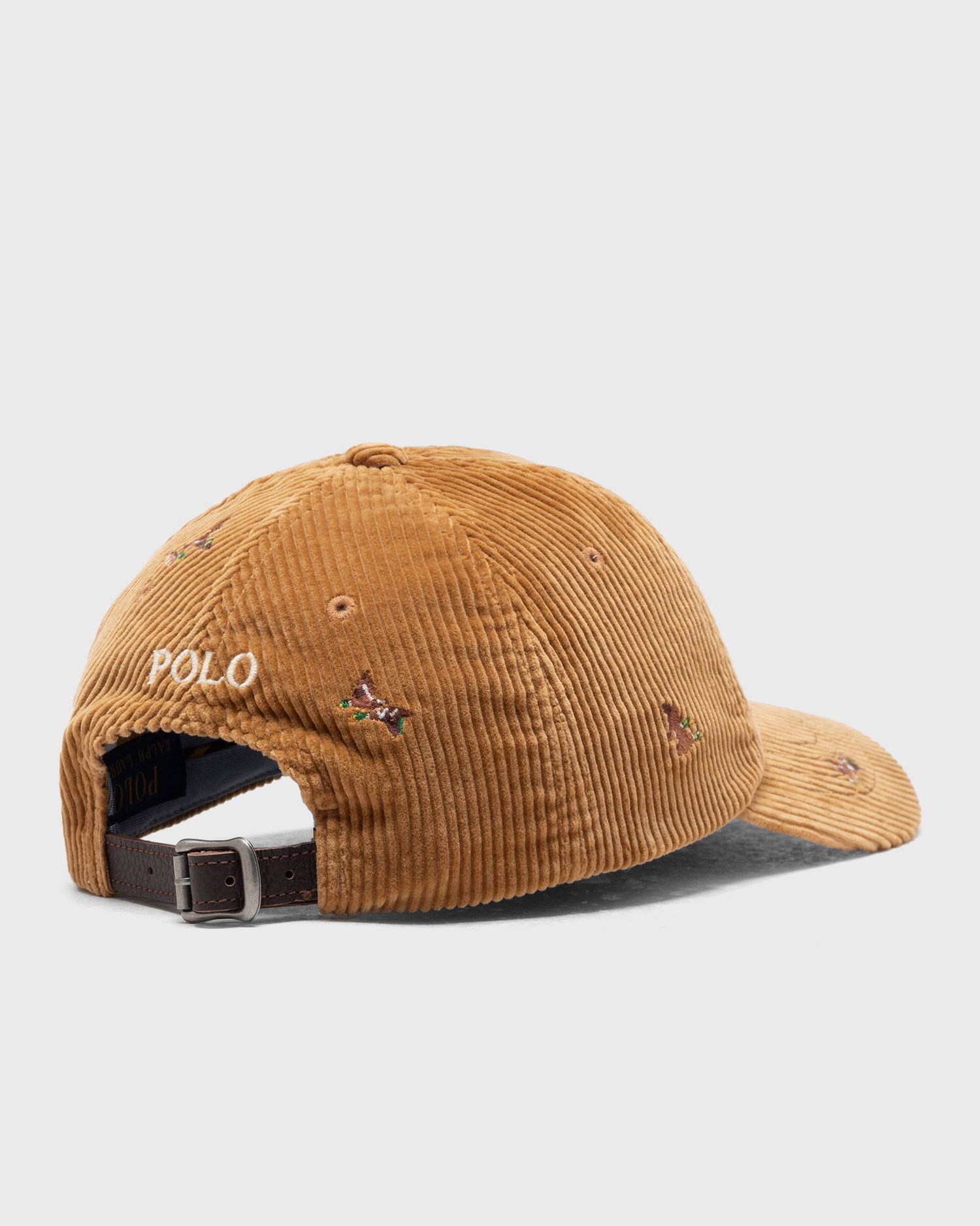 Шапка с козирка Polo by Ralph Lauren Embroidered Corduroy Baseball Cap Бежово | 710979195001, 1