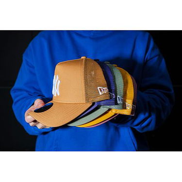 Шапка с козирка New Era New Era MLB Essential 9FORTY Trucker LA Dodgers Cap One Size (56-59 cm) Жълто | 60595189, 7
