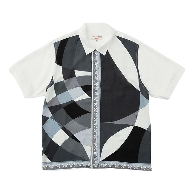 Риза Supreme Emilio Pucci Short Sleeve Shirt Черно | SUP-SS21-785