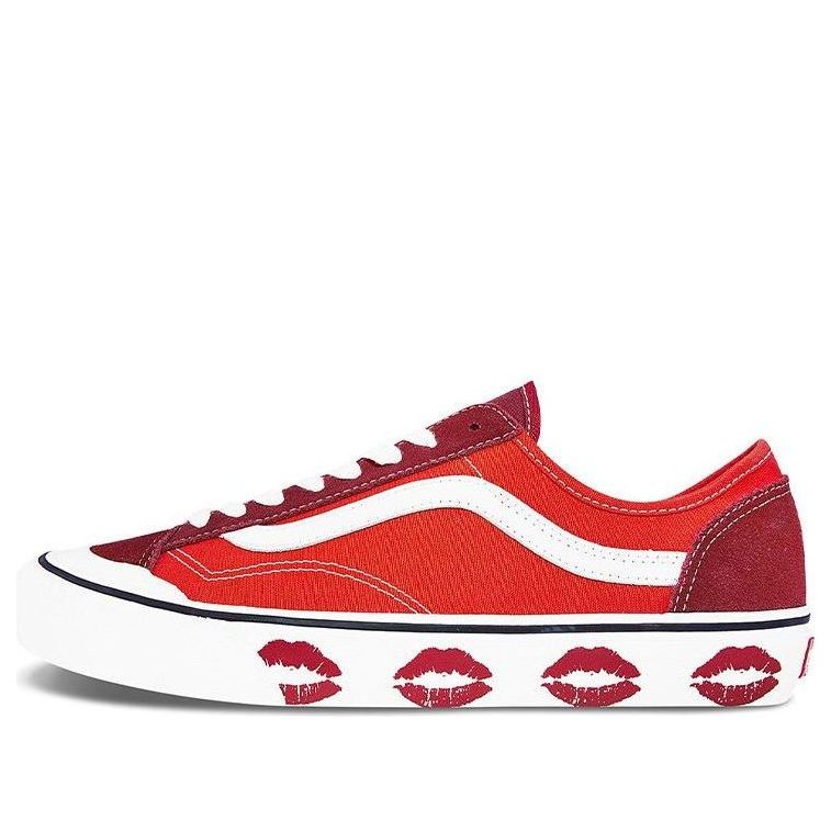 Кецове и обувки Vans Style 36 Decon SF Lip Print Червено | VN0A3MVLK0D