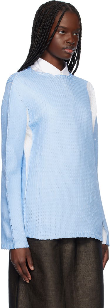Пуловер Comme des Garçons Crewneck Sweater Синьо | FO-N004-051, 1