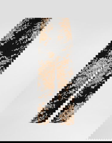 Панталони Dolce & Gabbana Dolce & Gabbana Rose-print Silk Vanity Pants Многоцветен | FTC12TFSA7YHN4OX, 0