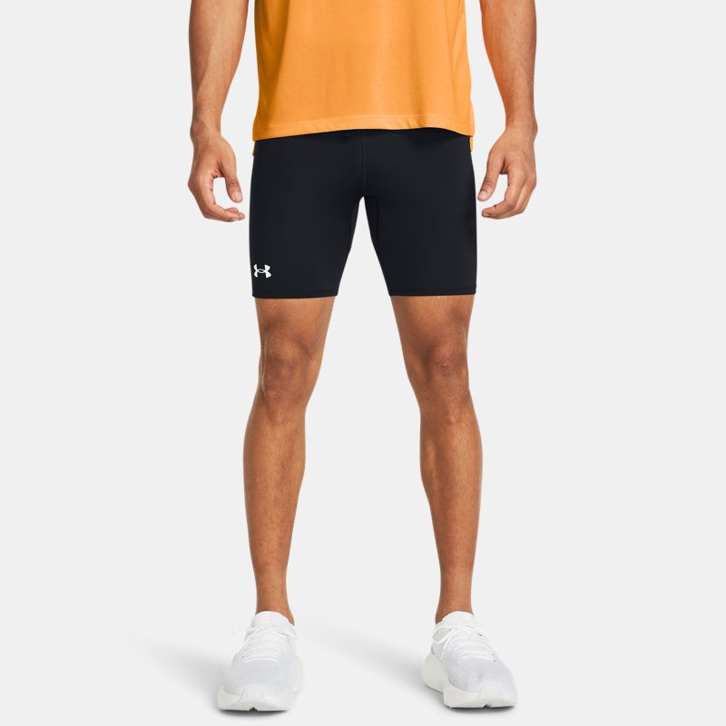 Къси панталони Under Armour Launch Tights in ½-Länge für Herren Schwarz / Schwarz Черно | 1384546-001