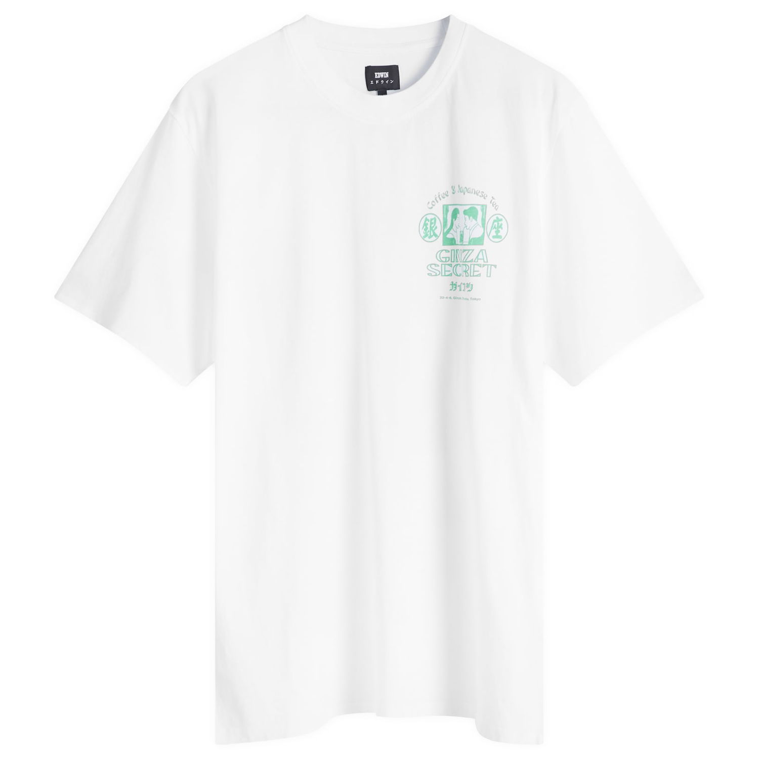 Тениска EDWIN Secret T-Shirt Бяло | I034183-0267, 0