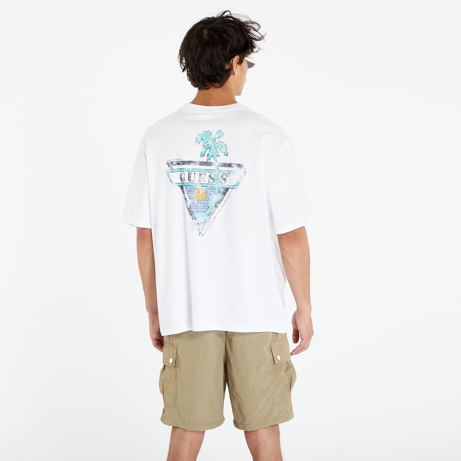 Тениска GUESS Go Palms Tee Бяло | M3YI43K9XF1-G011, 1
