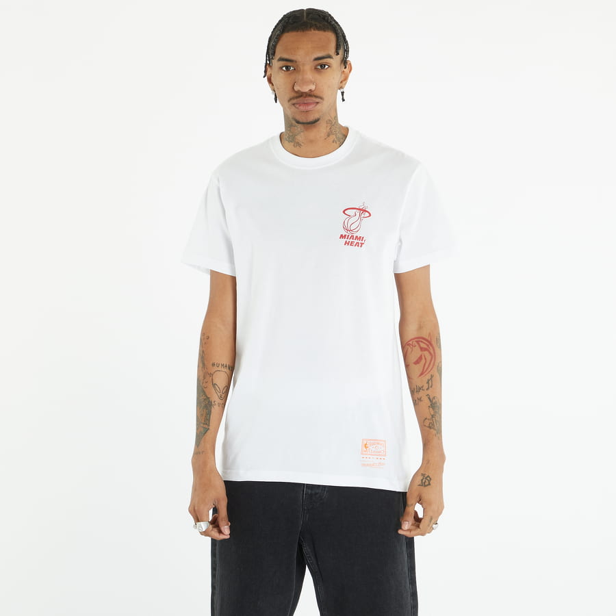 Тениска Mitchell & Ness NBA Merch Take Out Tee Бяло | BMTRINTL1234-MHEWHIT, 1