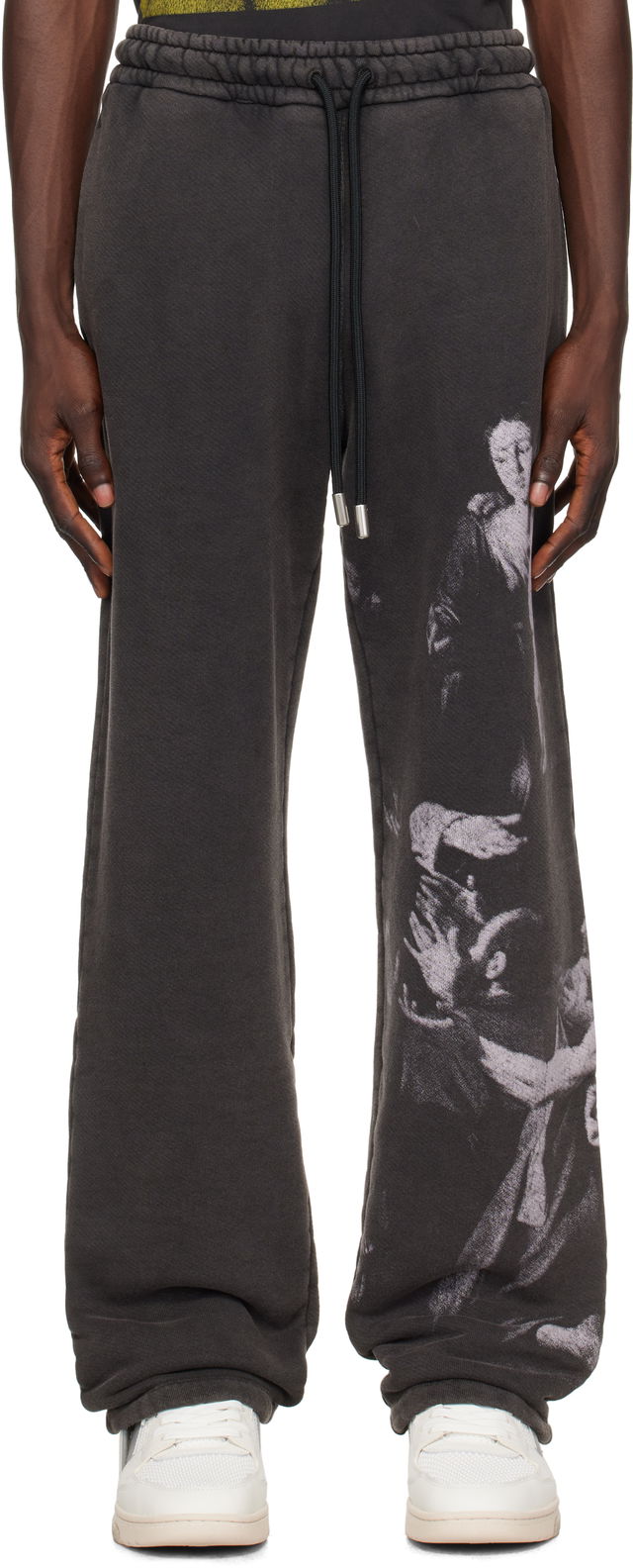 Blurred Mary Graphic Print Sweatpants