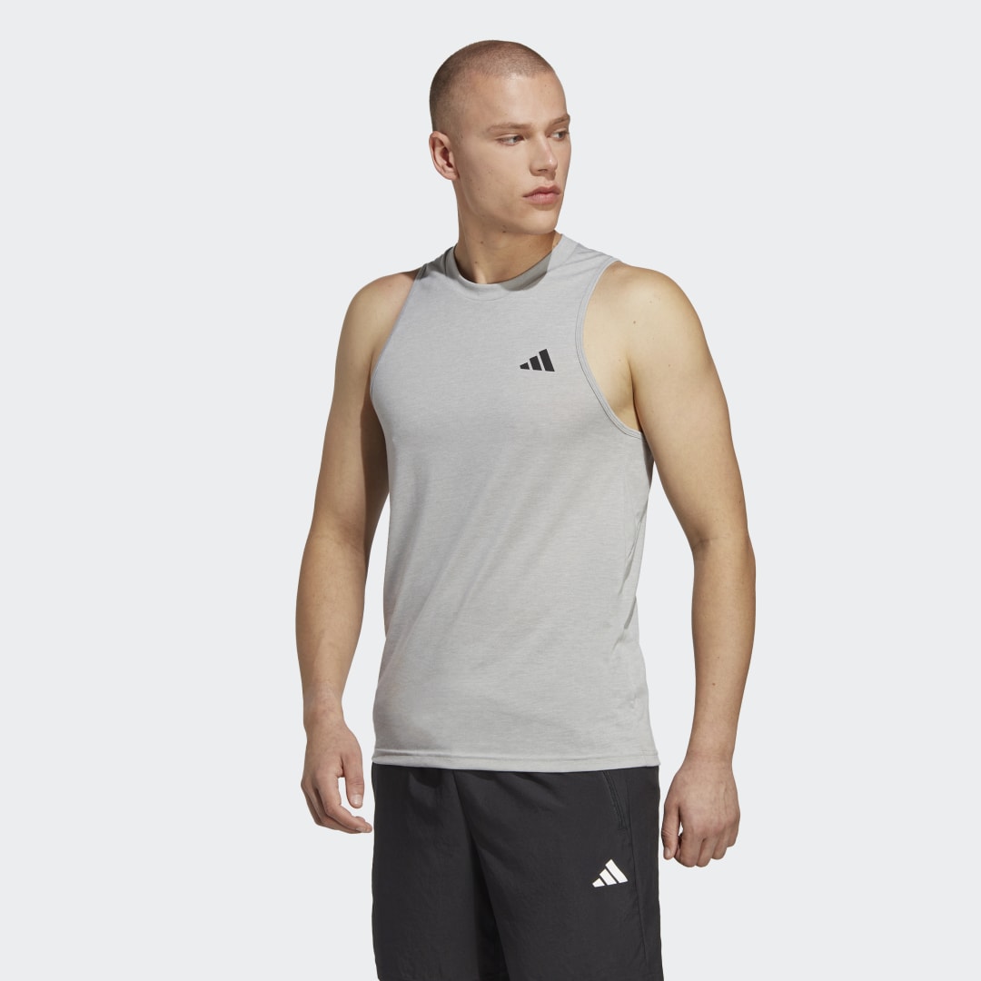 Потник adidas Performance Train Essentials Feelready Training Tank Top Сиво | IC6950, 0