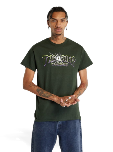 Тениска Thrasher x AWS Nova T-shirt Зелено | 145275