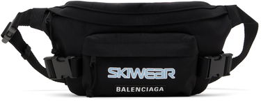 Чанта за кръста Balenciaga Black Ski Belt Bag Черно | 770881-2ABEN-1000, 0