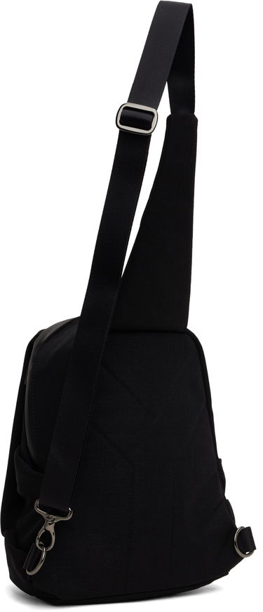Чанта през рамо Yohji Yamamoto YOHJI YAMAMOTO Tuck Sling Backpack Черно | HP-I06-860, 2