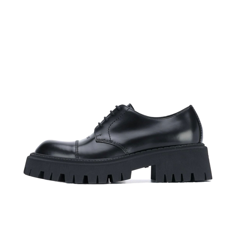 Кецове и обувки Balenciaga Tractor "Black Leather" Черно | 615697WA8E91000