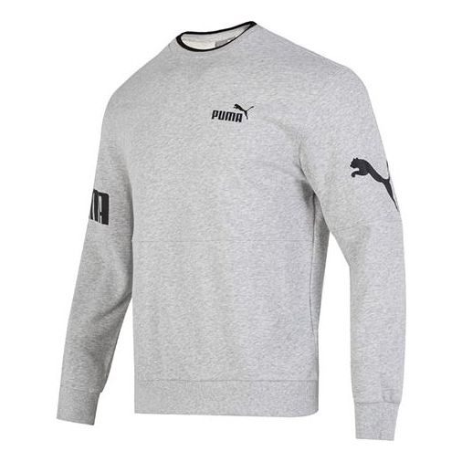 Пуловер Puma Power Crewneck Sweatshirt Сиво | 676666-04