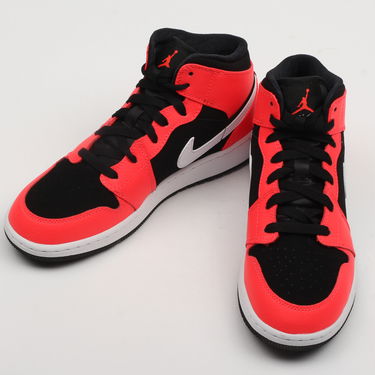 Кецове и обувки Jordan Air Jordan 1 Mid ''Infrared 23'' BG Червено | 554725-061, 2
