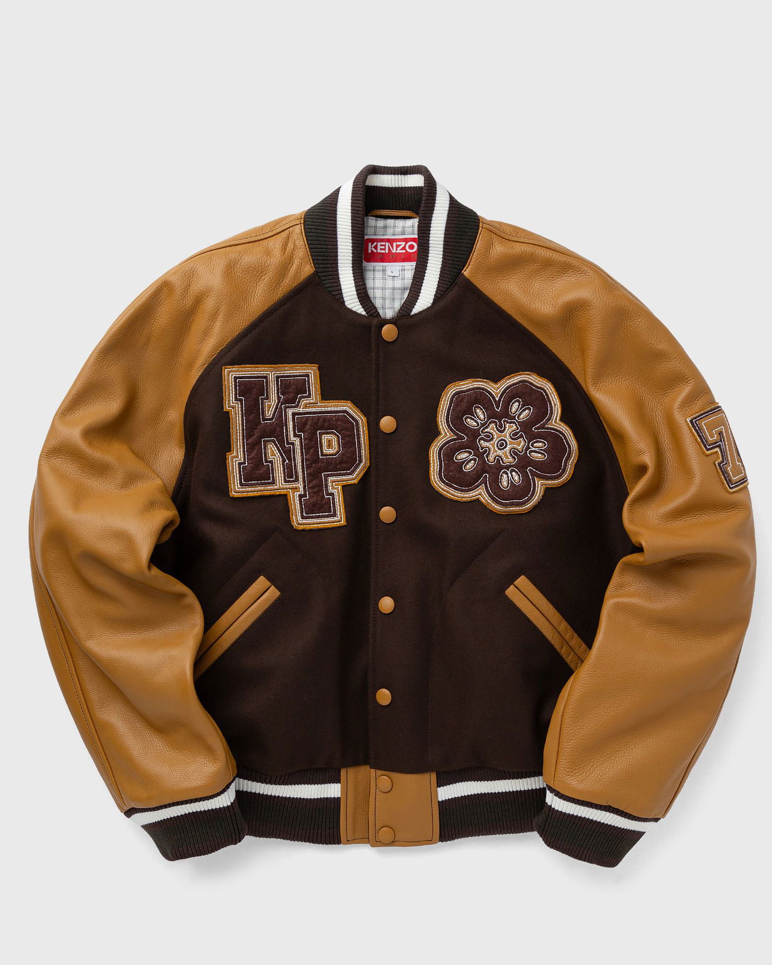 Яке KENZO BOKE FLOWER VARSITY JACKET men College Кафяво | FE68BL1459OH.90, 0