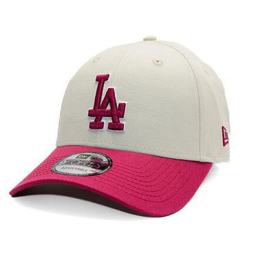 Шапка с козирка New Era New Era MLB World Series Patch 9FORTY LA Dodgers Adjustable Cap Бежово | 60595243, 0
