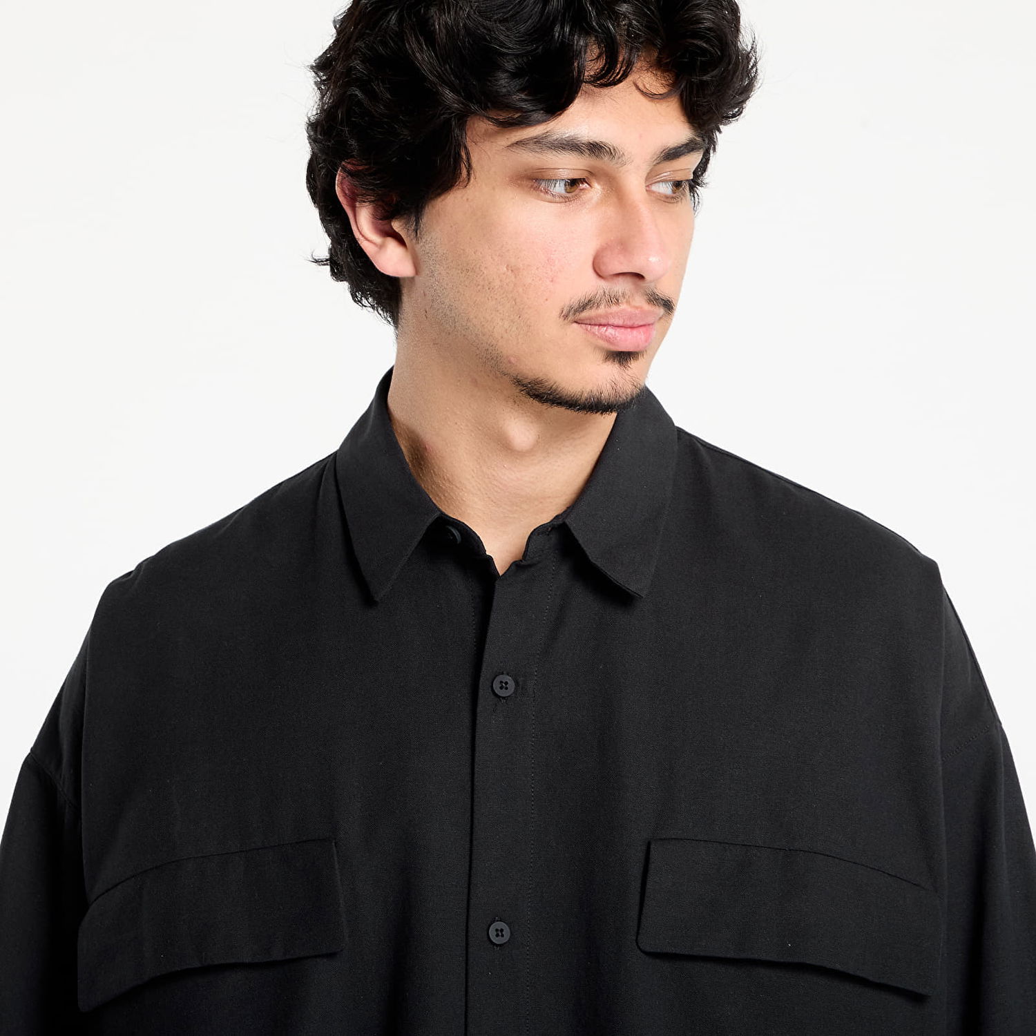 Риза Fear of God Fear of God Essentials Oxford Shirt Черно | 186SP254420F-861, 1