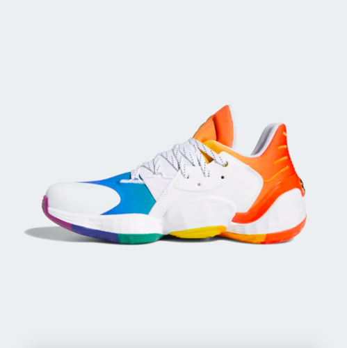 Кецове и обувки adidas Performance Harden Vol. 4 "Pride" Бяло | FX4797, 0