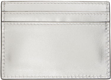 Портфейл Moschino Lettering Logo Foiled Card Holder Металик | 8131 8011 A1600, 1