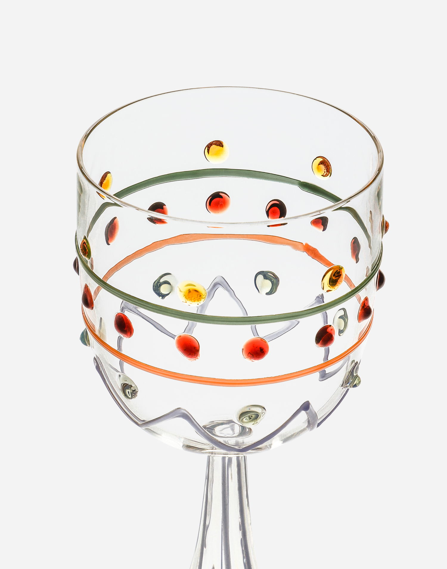 Домашен декор Dolce & Gabbana Multicolor Wine Glass Многоцветен | TCB002TCALVUC120, 1